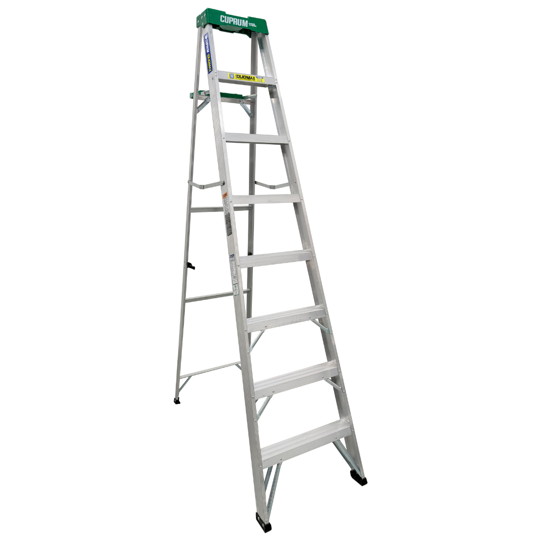 DuoMax Escalera de Tijera Aluminio "2en1 8pies C-2280-08S
